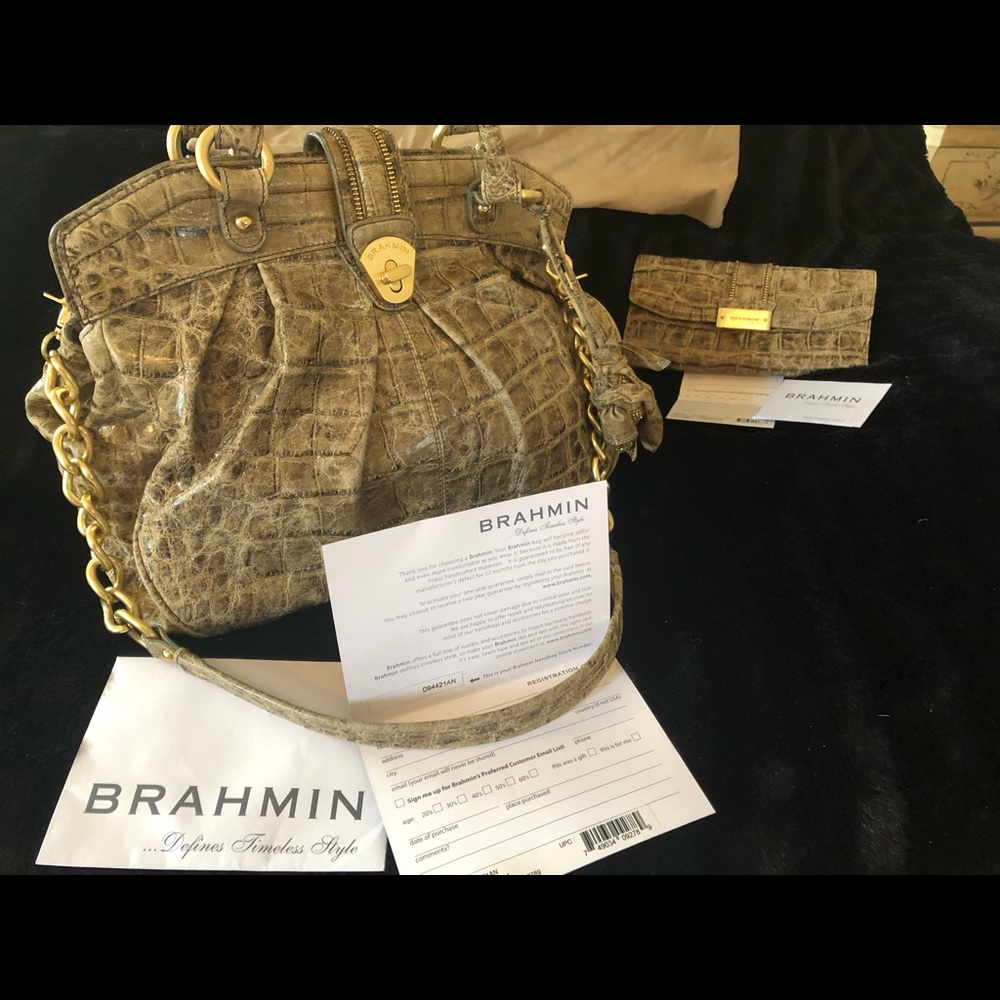 Brahman bag and wallet